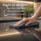 Blankt på sekunder med bara vatten