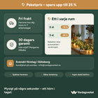 Paketpris på GlowLine – 2 st −15 %, 3 st −25 %, fri frakt och 30 dagars garanti