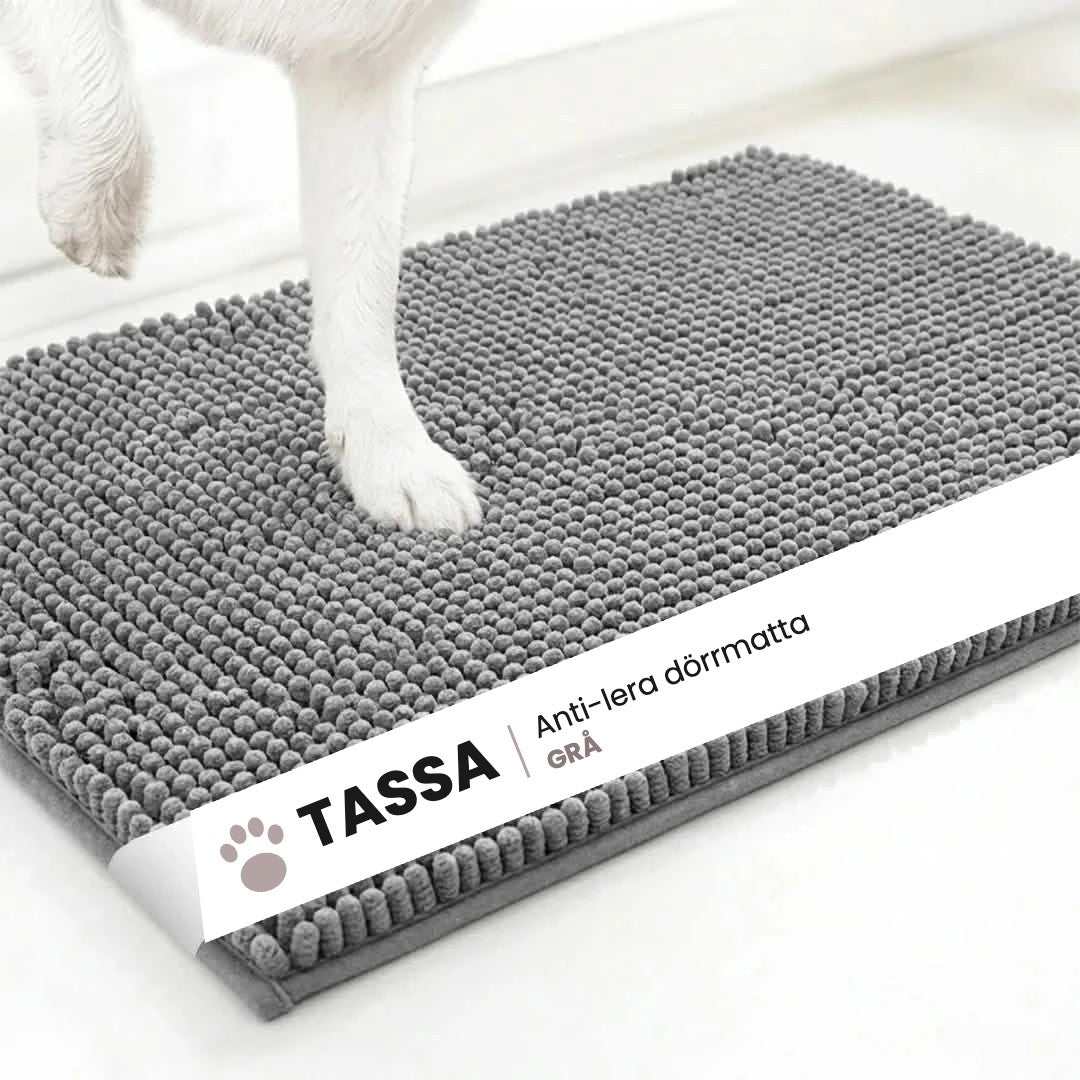 Tassa anti-lera dörrmatta i grå