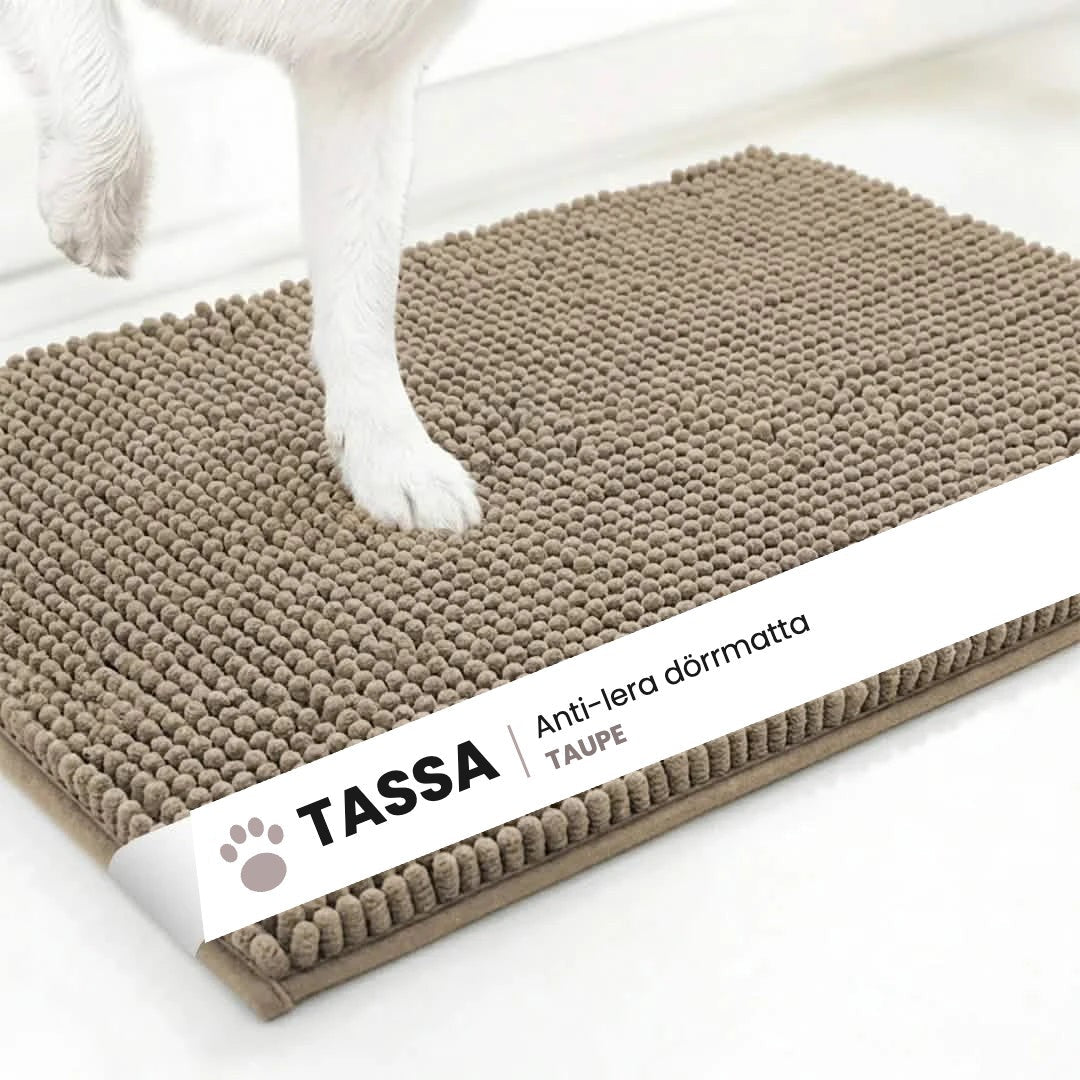 Tassa anti-lera dörrmatta i taupe