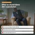 Efter en stund känns det i svanskotan och sittbenen